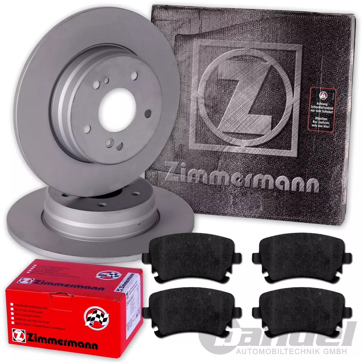 Гальмівні колодки і диски Zimmermann для Opel Agila (B) 1.0 (F68)